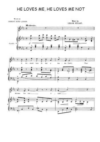 He loves me, he loves me not